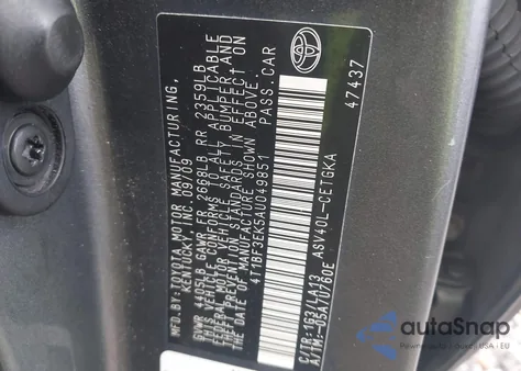 2010 Toyota Camry Xle from USA, damaged, VIN 4T1BF3EK5AU049851